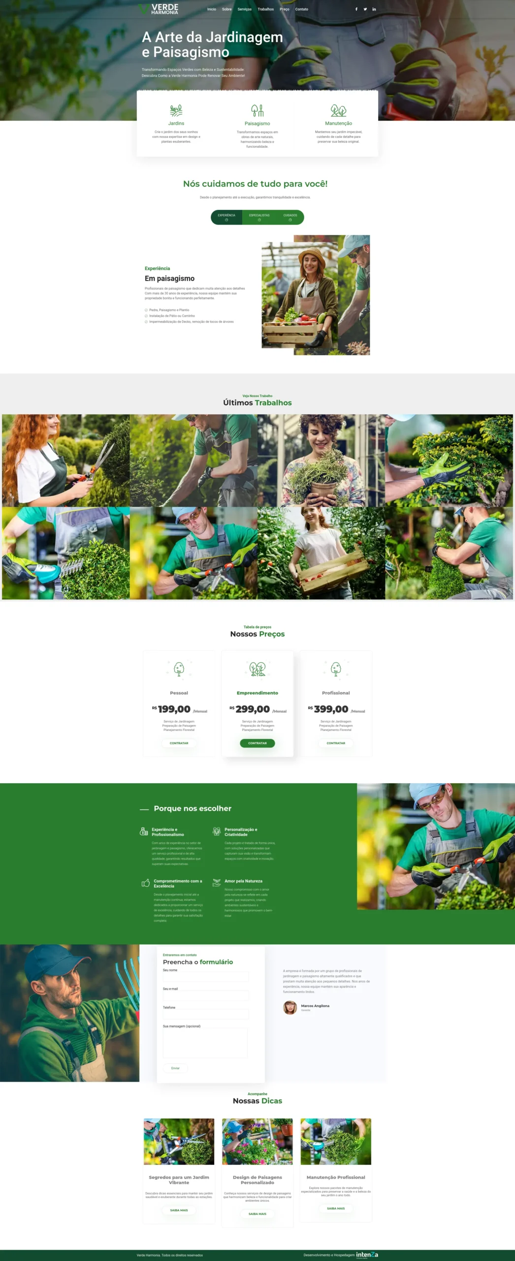 Portfólio Verde Harmonia